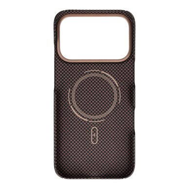 iPhone 17 PRO brown MagSafe AIR ARAMID FIBER Mr. Monkey nugarėlė 1