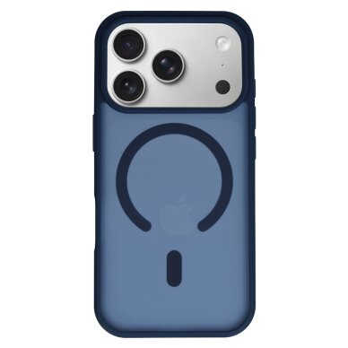 iPhone 17 PRO dark blue AURA MATTE Magnetic nugarėlė 1