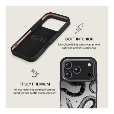 iPhone 17 PRO Elite Mirror Gunmetal MagSafe Poison BURGA nugarėlė 7
