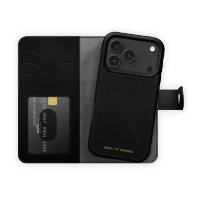 iPhone 17 PRO iDeal Of Sweden MagSafe Magnet Wallet+ Black dėklas 3 iPhone 17 PRO iDeal Of Sweden MagSafe Magnet Wallet+ Black dėklas 3