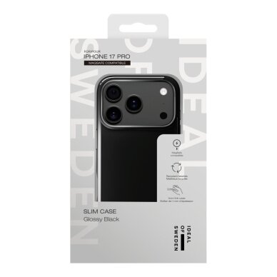 iPhone 17 PRO iDeal Of Sweden Slim MagSafe Glossy Black nugarėlė 3