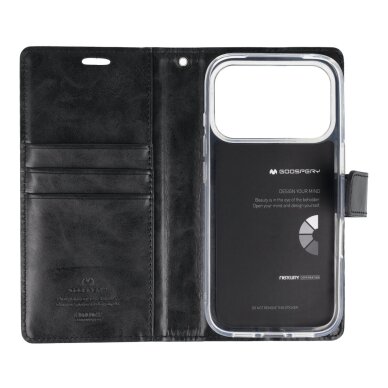 iPhone 17 PRO MAX black MERCURY MAG BLUE MOON dėklas 1