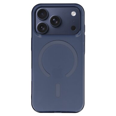 iPhone 17 PRO MAX blue SLIM CLEAR MAG nugarėlė 1