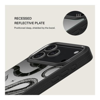 iPhone 17 PRO MAX Elite Mirror Gunmetal MagSafe Poison BURGA nugarėlė 3