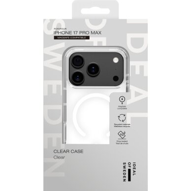 iPhone 17 PRO MAX iDeal Of Sweden Clear MagSafe nugarėlė 3