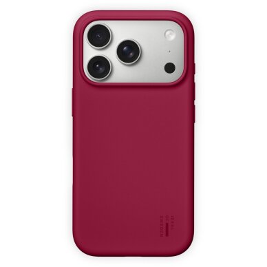 iPhone 17 PRO MAX iDeal Of Sweden Silicone MagSafe Cranberry nugarėlė