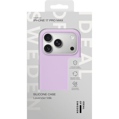 iPhone 17 PRO MAX iDeal Of Sweden Silicone MagSafe Lavender Milk nugarėlė 2