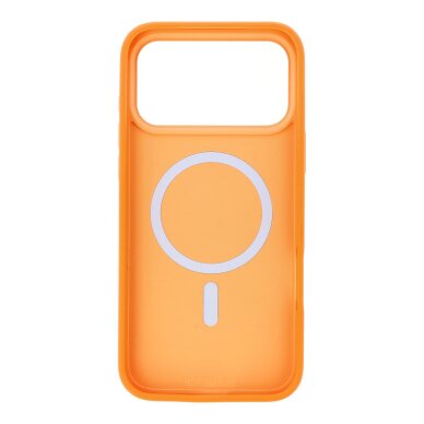 iPhone 17 PRO MAX orange Magnetic SKIN TOUCH nugarėlė 1