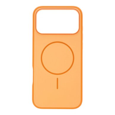 iPhone 17 PRO MAX orange Magnetic SKIN TOUCH nugarėlė