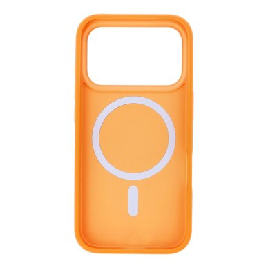 iPhone 17 PRO orange Magnetic SKIN TOUCH nugarėlė 1