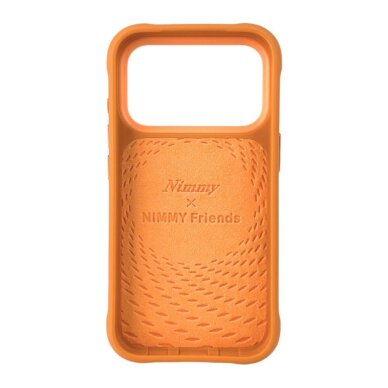 iPhone 17 PRO orange NIMMY Cat with Glasses nugarėlė 3