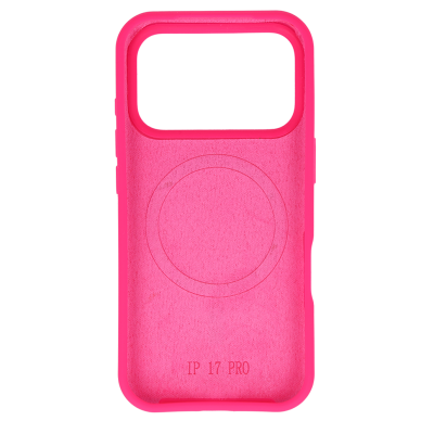iPhone 17 PRO pink SLIM SILICONE MagSafe nugarėlė 2