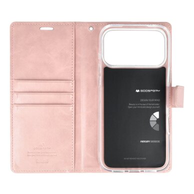 iPhone 17 PRO rose gold MERCURY MAG BLUE MOON dėklas 1