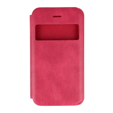 Iphone 4G rožinis S-VIEW dėklas