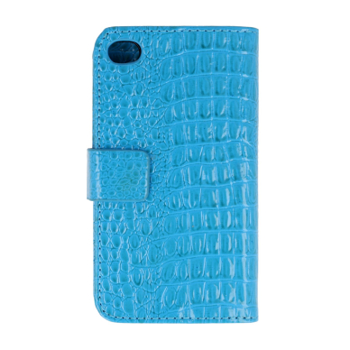 Iphone 4G žydras lak.šon. dėklas 1