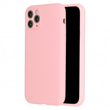 iPhone 5/5S/SE šviesiai rožinė SILICONE nugarėlė 5