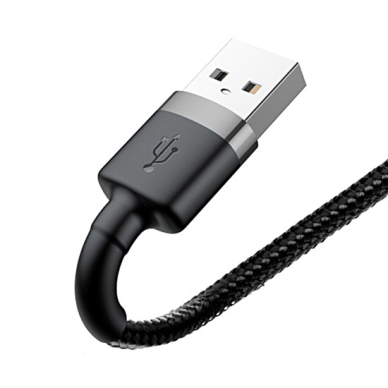 BASEUS USB LIGHTNING black laidas CALKLF-BG1 1m. 2