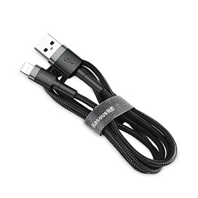 BASEUS USB LIGHTNING black laidas CALKLF-BG1 1m. 4