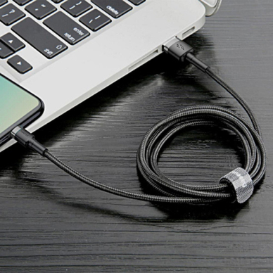 BASEUS USB LIGHTNING black laidas CALKLF-BG1 1m. 5