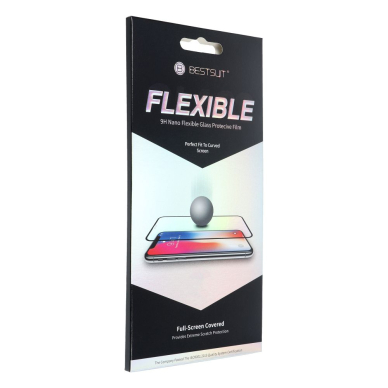 iPhone 6/6S apsauginis white 3D FLEXIBLE stiklas 2