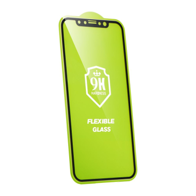 iPhone 6/6S apsauginis white 3D FLEXIBLE stiklas 4
