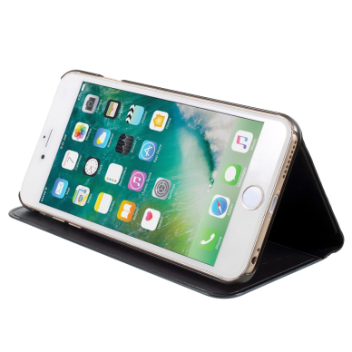 iPhone 6+/6S+ juodas VIEW WINDOW dėklas 7