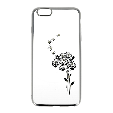 iPhone 6+/6S+ sidabro spalvos roses BEEYOPRF nugarėlė