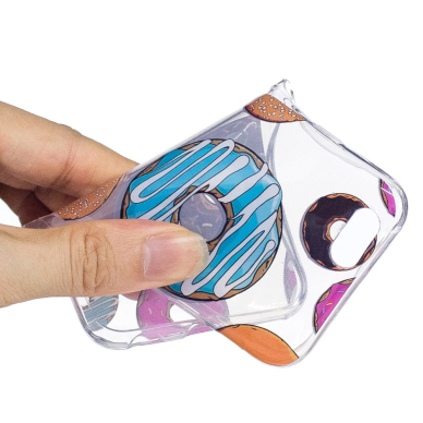 iPhone 6/6S Tracy clear nugarėlė Doughnuts 4