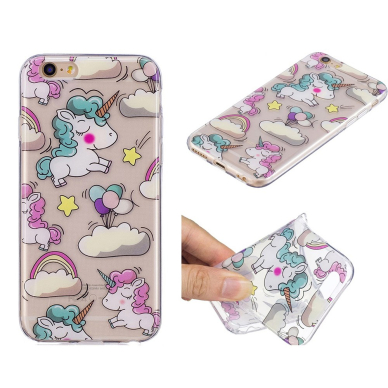iPhone 6/6S Tracy clear nugarėlė Shy Unicorn