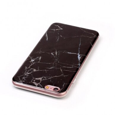 iPhone 6+/6S+ Tracy nugarėlė Black Marble 4