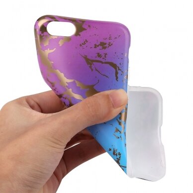 iPhone 6/6S Tracy Purple Marble+ nugarėlė 4