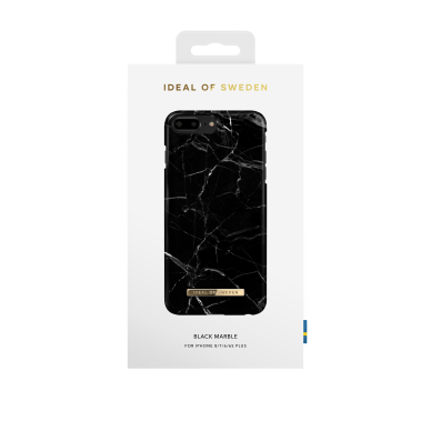 iPhone 6+/7+/8+ iDeal Of Sweden nugarėlė Black Marble 1