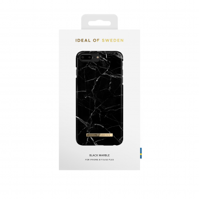iPhone 6+/7+/8+ iDeal Of Sweden nugarėlė Black Marble 1