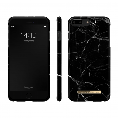 iPhone 6+/7+/8+ iDeal Of Sweden nugarėlė Black Marble 2