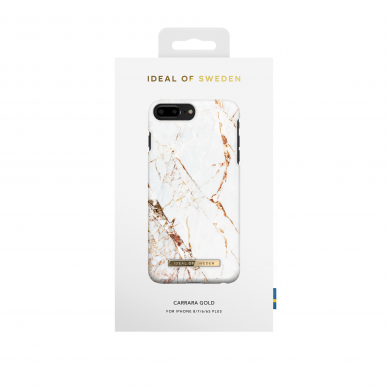 iPhone 6+/7+/8+ iDeal Of Sweden nugarėlė Carrara Gold 1