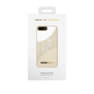 iPhone 6+/7+/8+ iDeal Of Sweden nugarėlė Cream Gold Snake 2 iPhone 6+/7+/8+ iDeal Of Sweden nugarėlė Cream Gold Snake 2