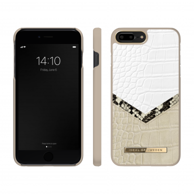 iPhone 6+/7+/8+ iDeal Of Sweden nugarėlė Dusty Cream Python 1