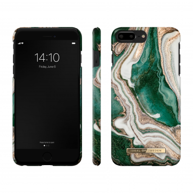 iPhone 6+/7+/8+ iDeal Of Sweden nugarėlė Golden Jade Marble 2