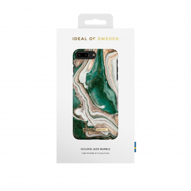 iPhone 6+/7+/8+ iDeal Of Sweden nugarėlė Golden Jade Marble 1