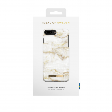 iPhone 6+/7+/8+ iDeal Of Sweden nugarėlė Golden Pearl Marble 1