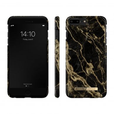 iPhone 6+/7+/8+ iDeal Of Sweden nugarėlė Golden Smoke Marble 1
