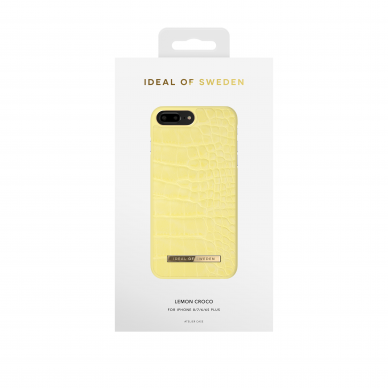 iPhone 6+/7+/8+ iDeal Of Sweden nugarėlė Lemon Croco 1