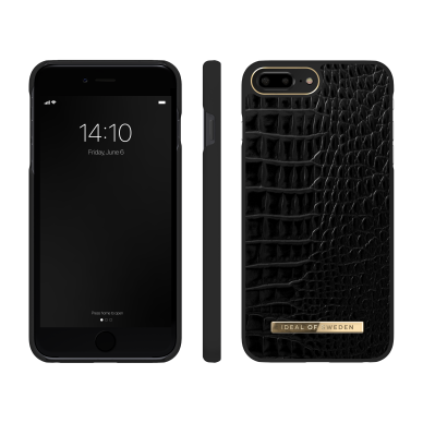 iPhone 6+/7+/8+ iDeal Of Sweden nugarėlė Neo Noir Croco 2