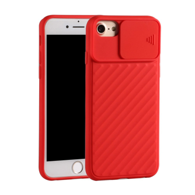 iPhone 6+/7+/8+ raudona Tracy CAMSHIELD nugarėlė