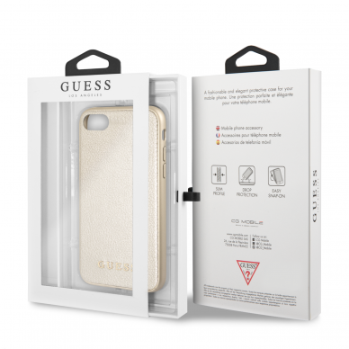 iPhone 6/7/8/SE 2020 aukso spalvos GUESS nugarėlė GUHCI8IGLGO 5