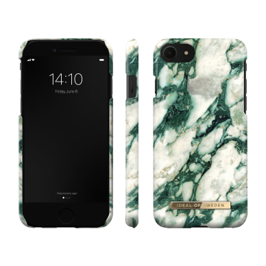 iPhone 6/7/8/SE 2020 iDeal Of Sweden nugarėlė Calacatta Emerald Marble 2