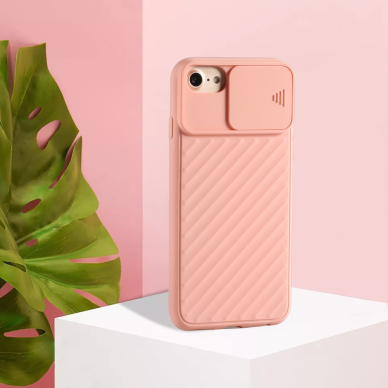 iPhone 6/7/8/SE 2020 kreminė Tracy CAMSHIELD nugarėlė 5
