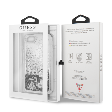 iPhone 6/7/8/SE 2020 silver GUESS nugarėlė GUHCI8GLHFLSI 5