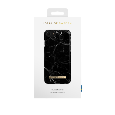 iPhone 6/7/8/SE 2020/SE 2022 iDeal Of Sweden nugarėlė Black Marble 1
