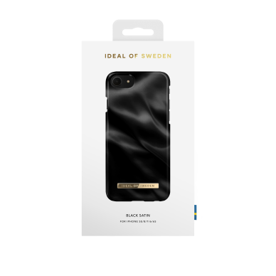 iPhone 6/7/8/SE 2020/SE 2022 iDeal Of Sweden nugarėlė Black Satin 1